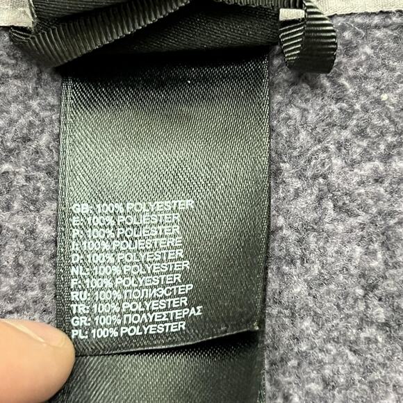 The North Face Hoodie Womens Medium Knit Fleece Zip Pockets Outdoor Pullover - Picture 9 of 12